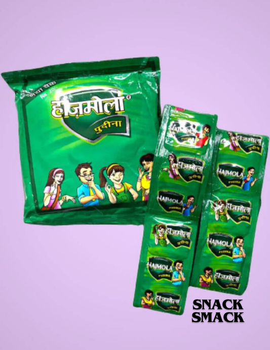 Hajmola pudina | pack of 20 | The Snack Smack India