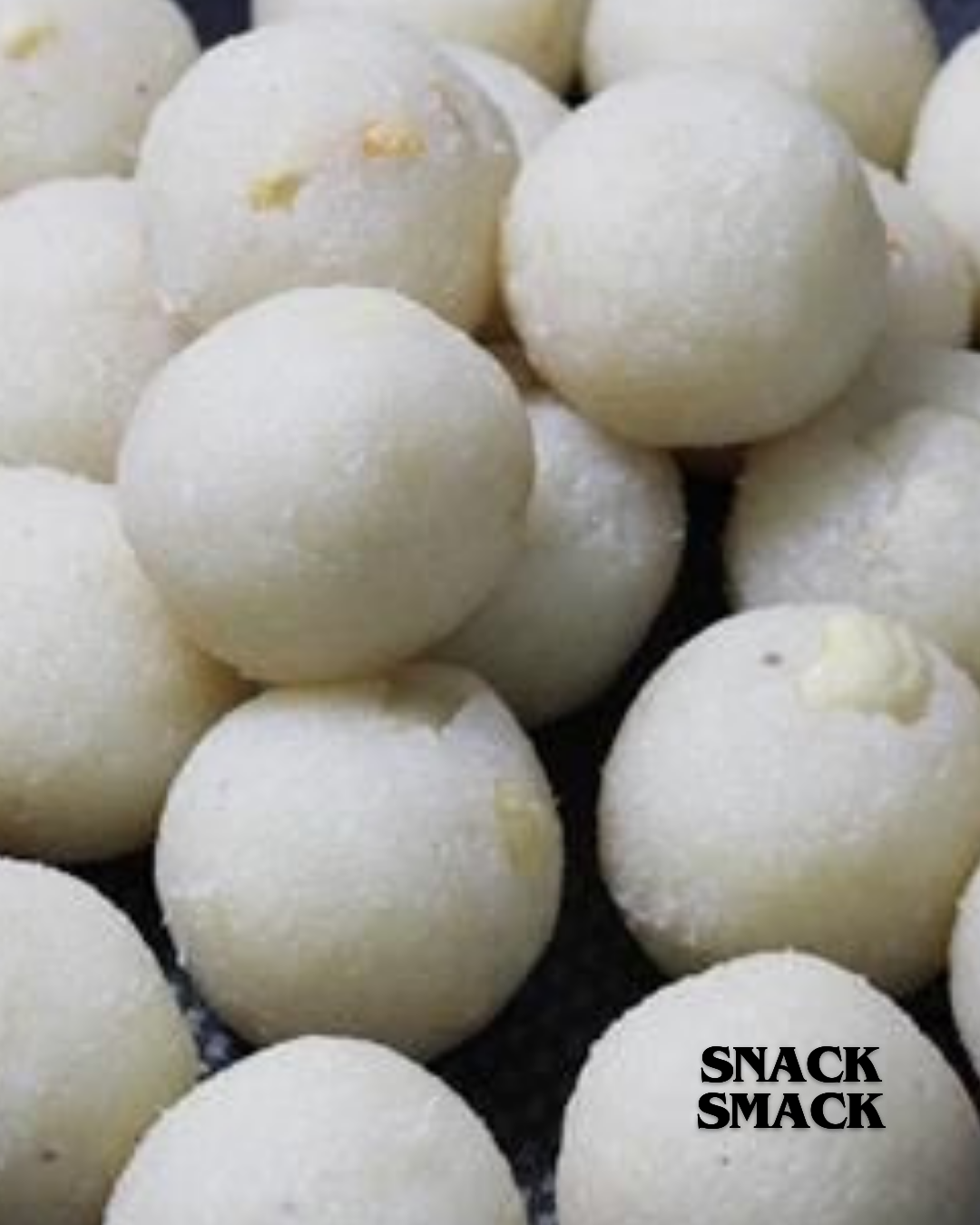Plain coconut ladoo | The snack smack