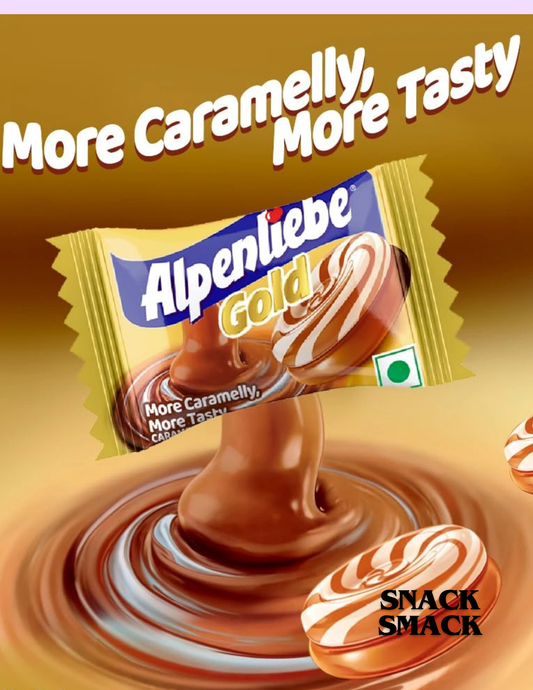 Alpenliebe Gold Caramel Toffee | pack of 20 | the snack smack