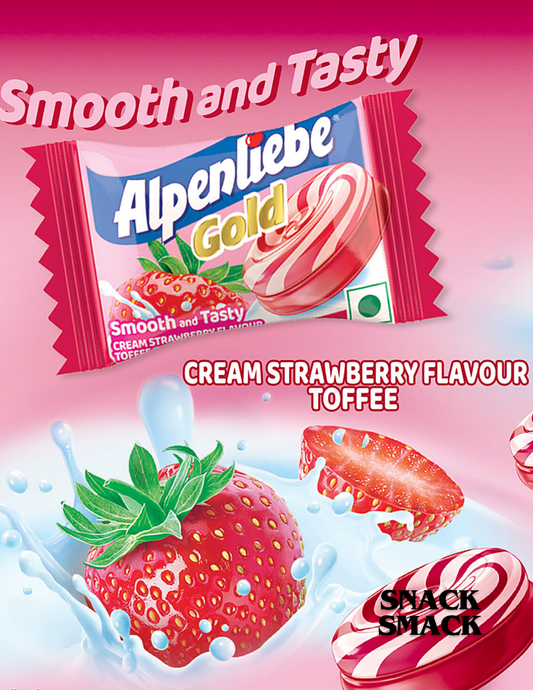 Alpenliebe Strawberry | Pack of 20pcs | The Snack Smack India