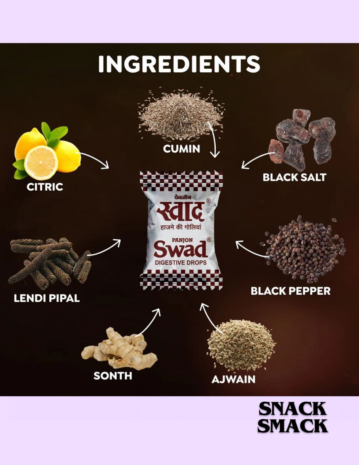 Swad candy | pack of 20|the snack smack