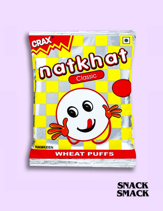 Natkhat Corn Puffs|pack of 2|the snack smack