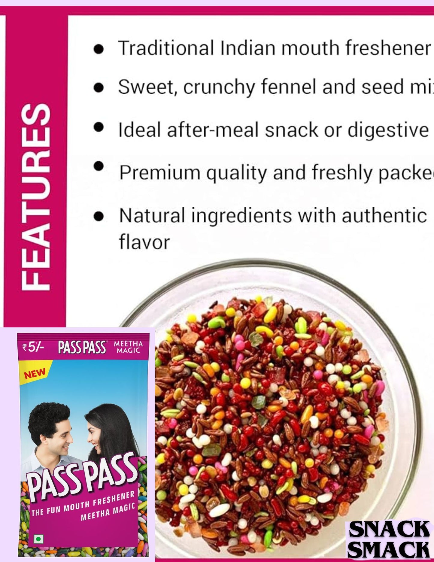 Pass pass mouth freshner|Pack of 2|