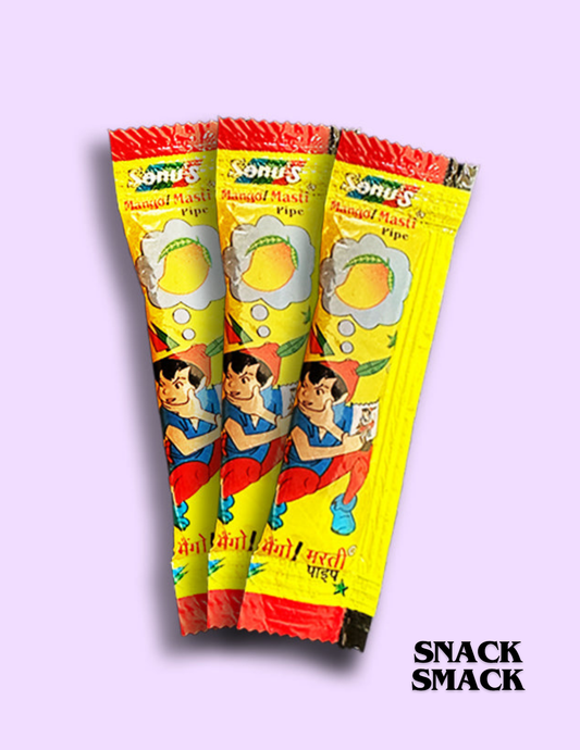 Mango Masti Pipe | Pack of 40 | the snacksmack India
